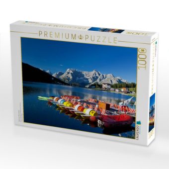 Produktbild: CALVENDO Puzzle Boote am Misurinasee | 1000 Teile Lege-Gr&ouml;&szlig;e 64x48cm Foto-Puzzle f&uuml;r gl&uuml;ckliche Stunden