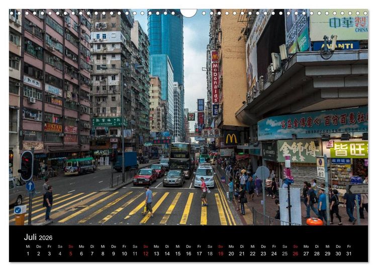 Produktbild: Hongkong (Wandkalender 2026 DIN A3 quer), CALVENDO Monatskalender