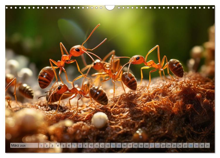 Produktbild: Wilde Nachbarn - Tierisches Treiben im Gartenparadies! (Wandkalender 2026 DIN A3 quer), CALVENDO Monatskalender