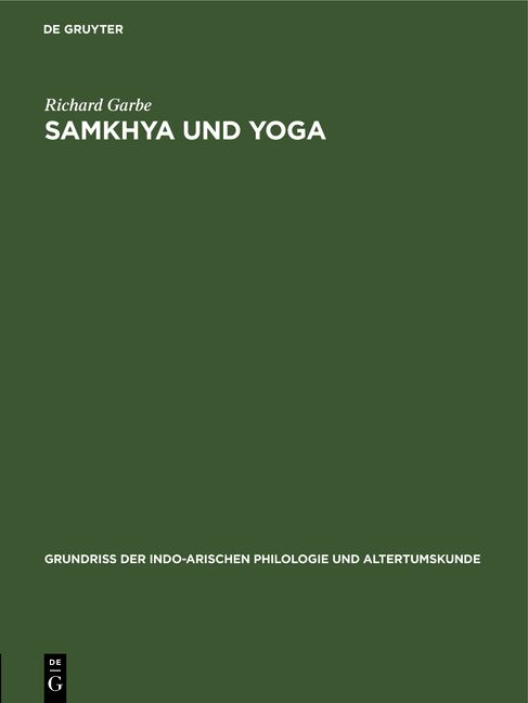 Produktbild: Samkhya und Yoga