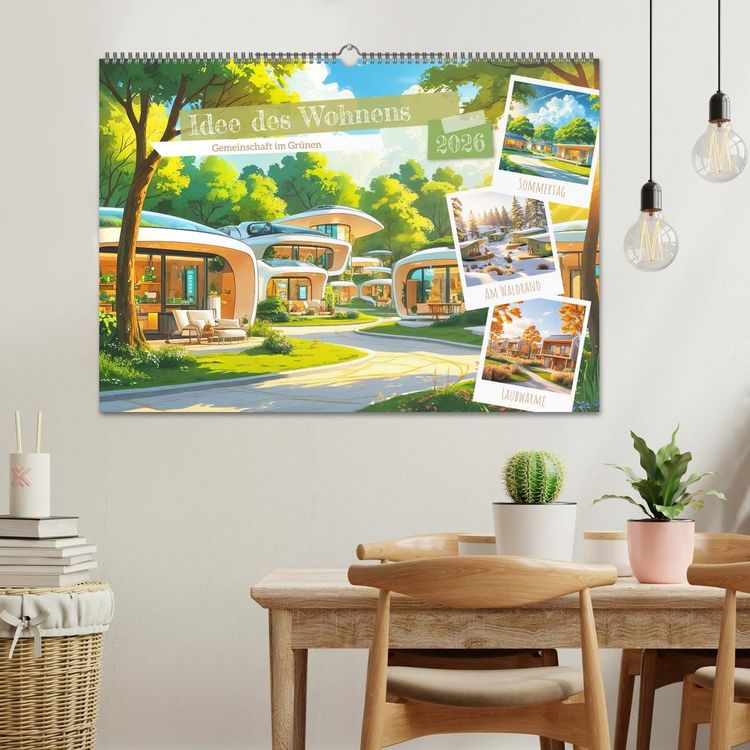 Produktbild: Idee des Wohnens (Wandkalender 2026 DIN A2 quer), CALVENDO Monatskalender