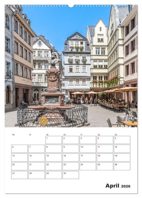 Produktbild: Frankfurt am Main - Impressionen aus der Finanzmetropole (Wandkalender 2026 DIN A2 hoch), CALVENDO Monatskalender