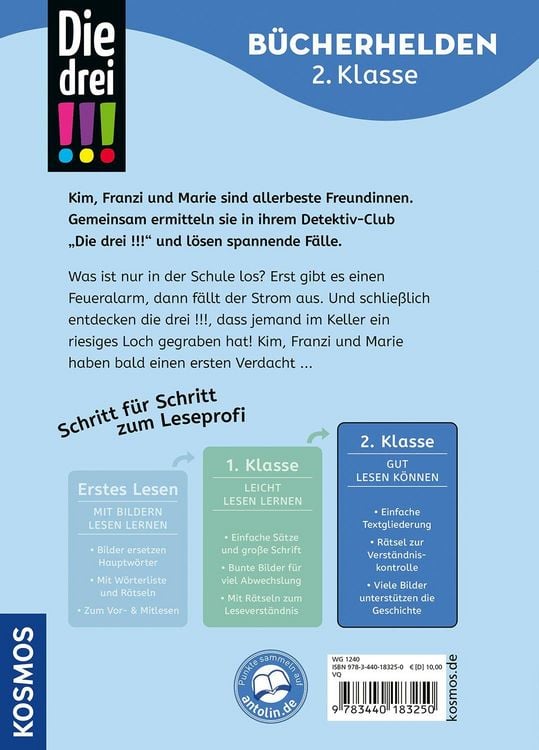 Produktbild: Die drei !!!, B&uuml;cherhelden 2. Klasse, Alarm in der Schule