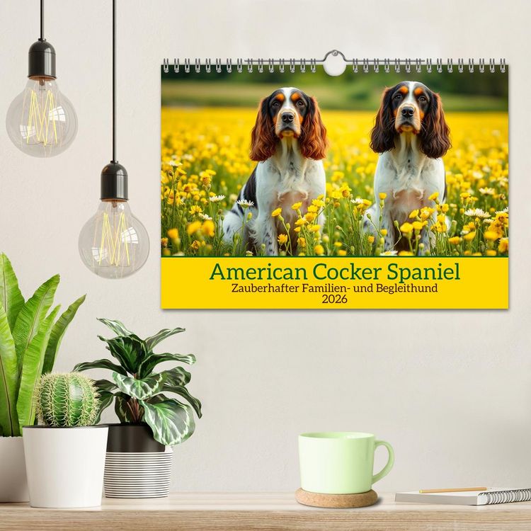 Produktbild: American Cocker Spaniel (Wandkalender 2026 DIN A4 quer), CALVENDO Monatskalender