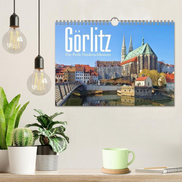 Produktbild: G&ouml;rlitz - Die Perle Niederschlesiens (Wandkalender 2026 DIN A4 quer), CALVENDO Monatskalender