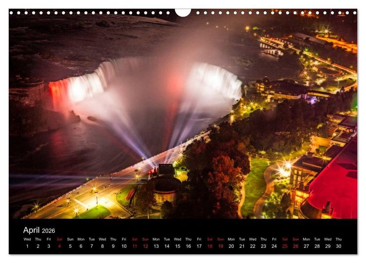 Produktbild: Niagara Falls 2026 (Wall Calendar 2026 DIN A3 landscape), CALVENDO 12 Month Wall Calendar