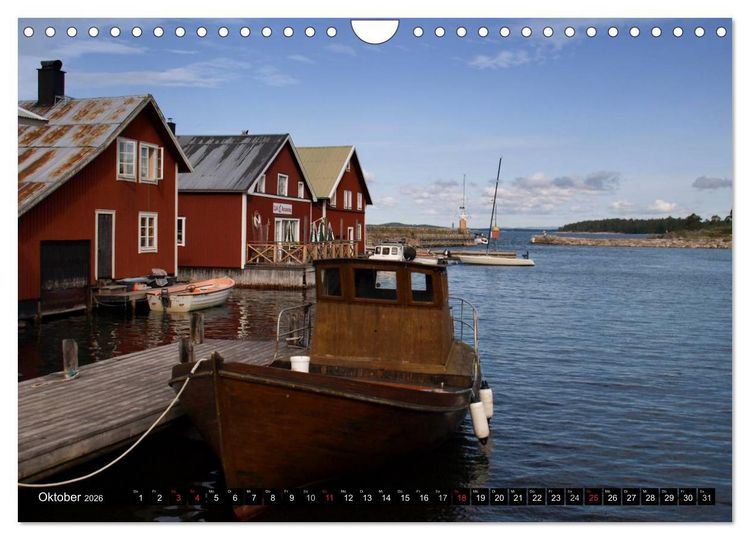Produktbild: Schweden + Norwegen (Wandkalender 2026 DIN A4 quer), CALVENDO Monatskalender