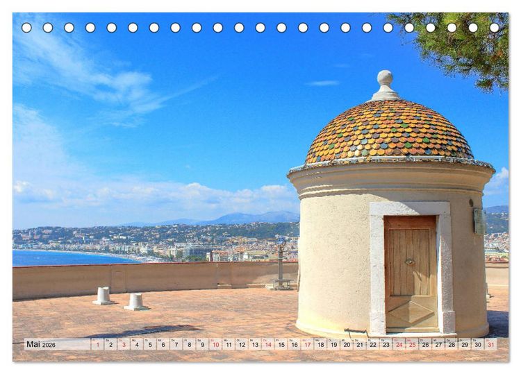 Produktbild: S&uuml;dfrankreich - C&ocirc;te d&rsquo;Azur (Tischkalender 2026 DIN A5 quer), CALVENDO Monatskalender