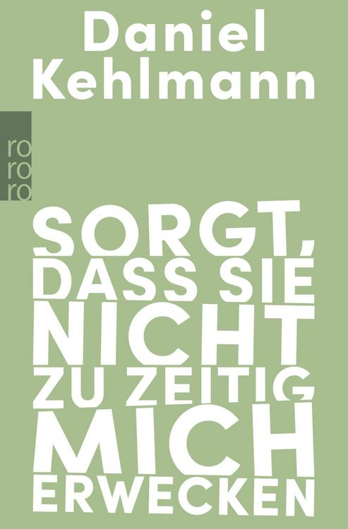 Produktbild: Sorgt, dass sie nicht zu zeitig mich erwecken