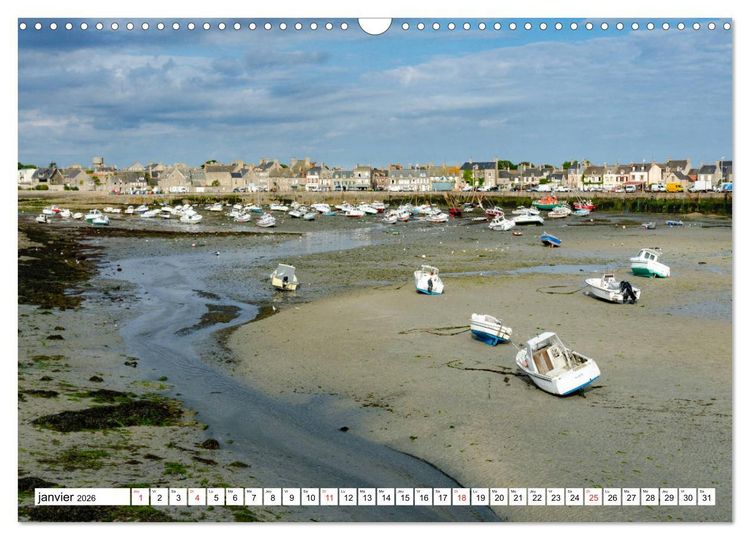 Produktbild: Normandie, la c&ocirc;te nord Cotentin (Calendrier mural 2026 DIN A3 vertical), CALVENDO calendrier mensuel