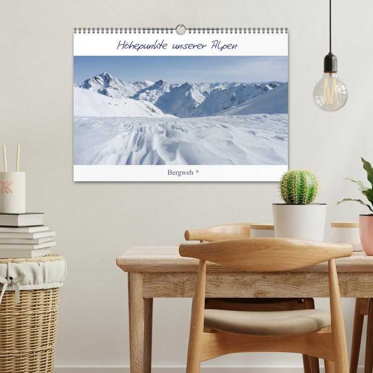 Produktbild: H&ouml;hepunkte unserer Alpen - Bergweh &reg; (Wandkalender 2026 DIN A3 quer), CALVENDO Monatskalender