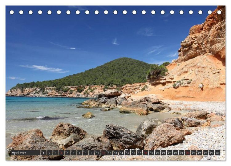 Produktbild: Ibiza - Balearen (Tischkalender 2027 DIN A5 quer), CALVENDO Monatskalender