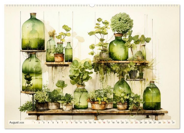 Produktbild: Blumen Pr&auml;sentation (Wandkalender 2026 DIN A2 quer), CALVENDO Monatskalender