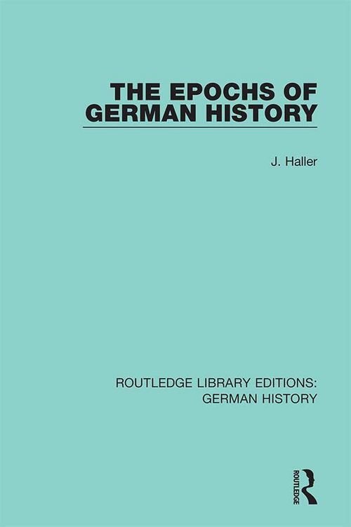 Produktbild: The Epochs of German History