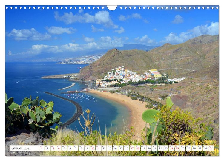 Produktbild: Teneriffa - Insel der Gl&uuml;ckseligen (Wandkalender 2026 DIN A3 quer), CALVENDO Monatskalender