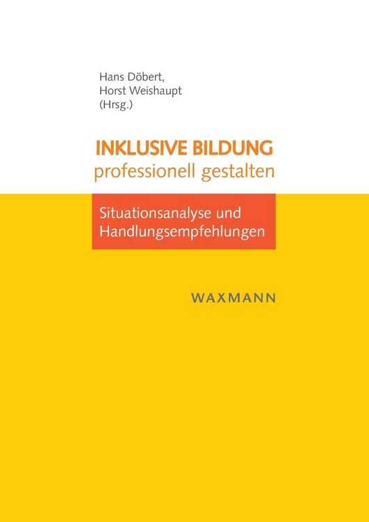 Produktbild: Inklusive Bildung professionell gestalten