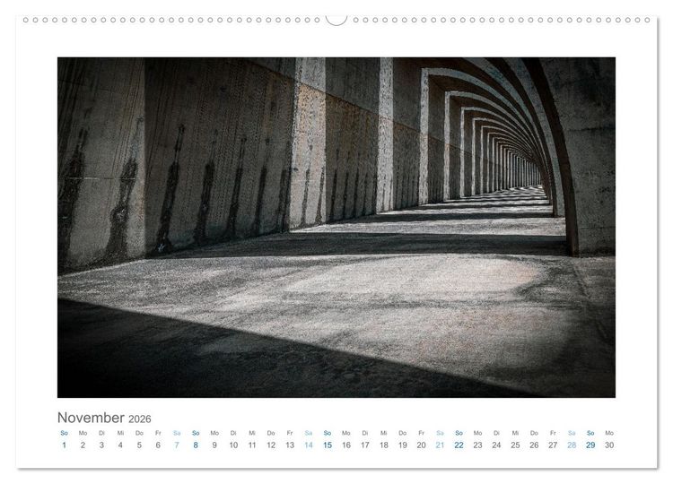 Produktbild: Architektonische Details aus Europa (hochwertiger Premium Wandkalender 2026 DIN A2 quer), Kunstdruck in Hochglanz
