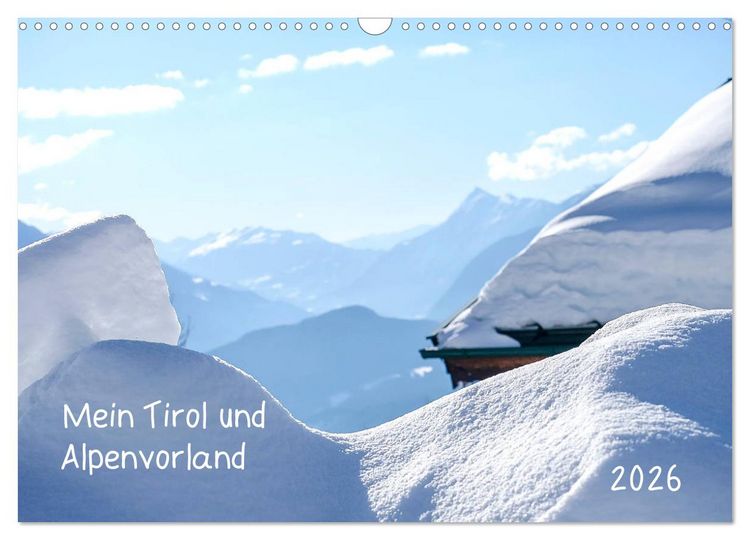 Produktbild: Mein Tirol und Alpenvorland (Wandkalender 2026 DIN A3 quer), CALVENDO Monatskalender
