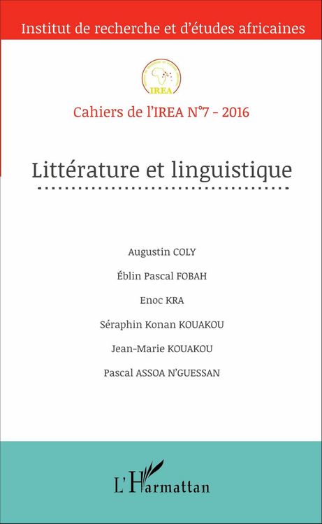 Produktbild: Litt&eacute;rature et linguistique