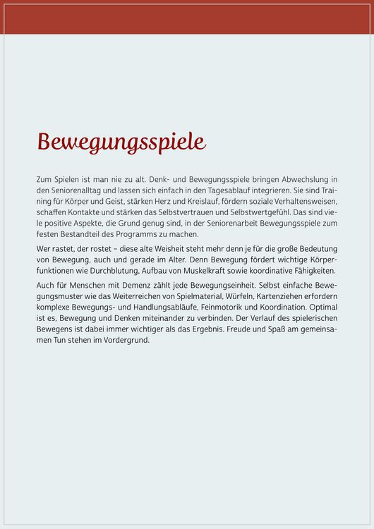 Produktbild: Aktives Ged&auml;chtnistraining f&uuml;r Senioren mit Bewegungen. So halten Sie Kopf und K&ouml;rper fit