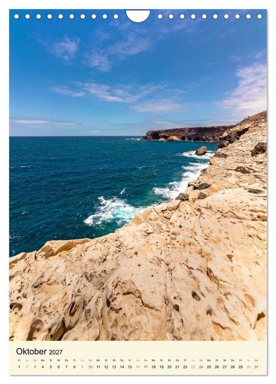 Produktbild: FUERTEVENTURA Bezaubernde Kanareninsel (Wandkalender 2027 DIN A4 hoch), CALVENDO Monatskalender