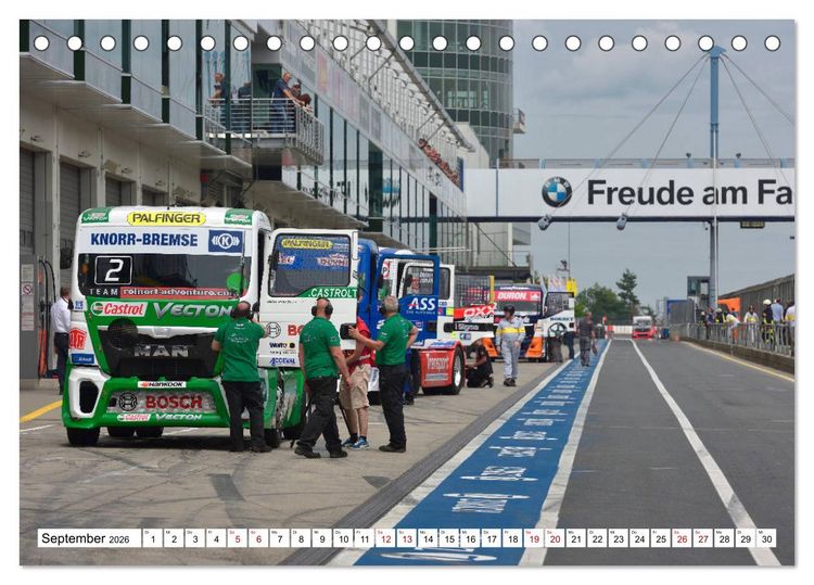 Produktbild: Abenteuer TRUCK RACING (Tischkalender 2026 DIN A5 quer), CALVENDO Monatskalender