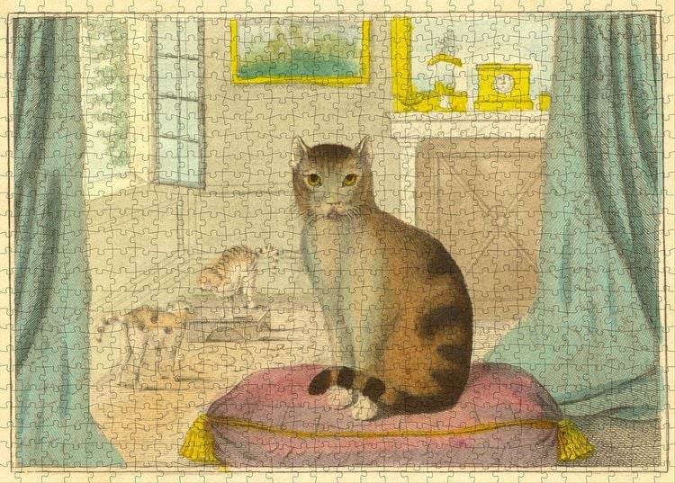 Produktbild: John Derian Paper Goods: Calm Cat 750-Piece Puzzle