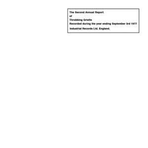 Produktbild: The Second Annual Report Of Throbbing Gristle/2CD
