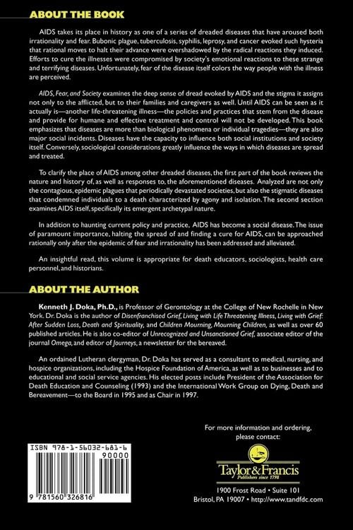 Produktbild: AIDS, Fear and Society