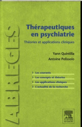 Produktbild: Th&eacute;rapeutiques en psychiatrie : th&eacute;ories et applications cliniques