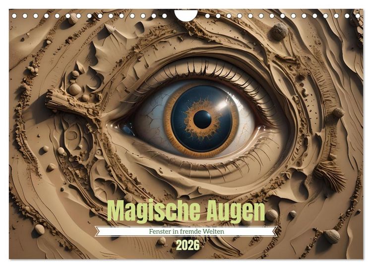 Produktbild: Magische Augen (Wandkalender 2026 DIN A4 quer), CALVENDO Monatskalender