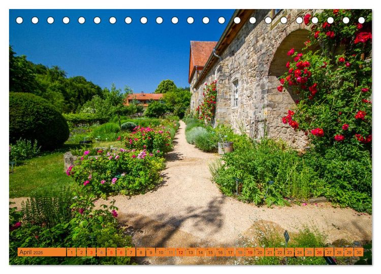 Produktbild: Das Kloster Michaelstein erleben &ndash; Ehemalige Zisterzienser &ndash; Abtei in Blankenburg am Harz (Tischkalender 2026 DIN A5 quer), CALVENDO Monatskalender