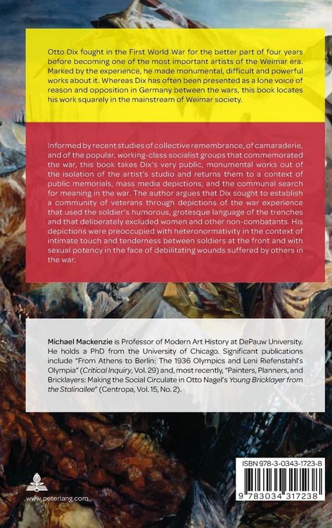 Produktbild: Otto Dix and the First World War