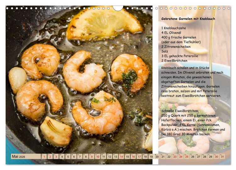 Produktbild: Low Carb 2.0 - Leichte Rezepte zum Selberkochen (Wandkalender 2026 DIN A3 quer), CALVENDO Monatskalender