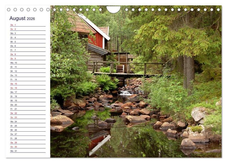 Produktbild: faszinierendes Schweden Smaland (Wandkalender 2026 DIN A4 quer), CALVENDO Monatskalender