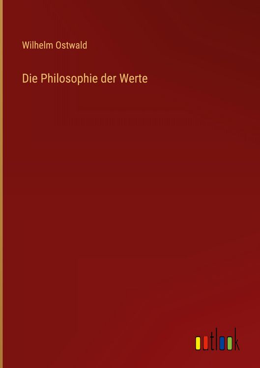 Produktbild: Die Philosophie der Werte
