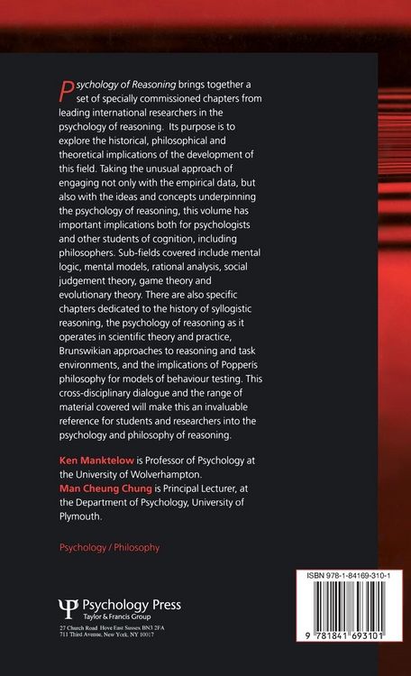 Produktbild: Psychology of Reasoning