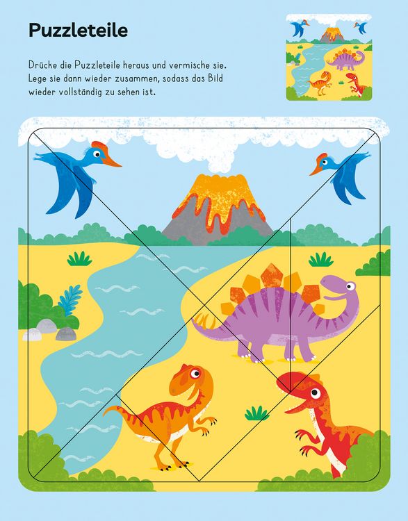 Produktbild: Mein Alles-drin-Mitmachbuch: Dinosaurier