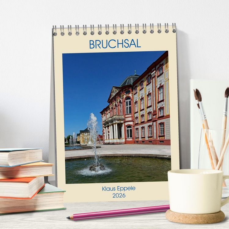 Produktbild: BRUCHSAL (Tischkalender 2026 DIN A5 hoch), CALVENDO Monatskalender