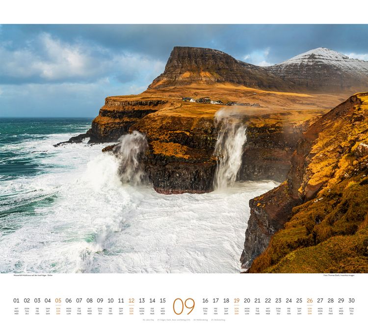 Produktbild: Phantastische Landschaften Kalender 2027