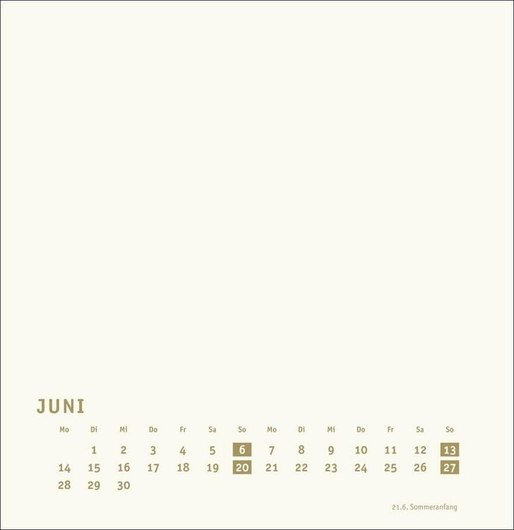 Produktbild: Premium-Bastelkalender gold gro&szlig; 2027