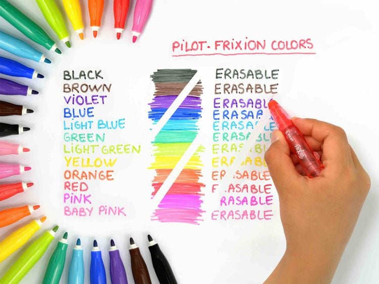 Produktbild: PILOT Fasermaler FriXion Colors, 12er Etui