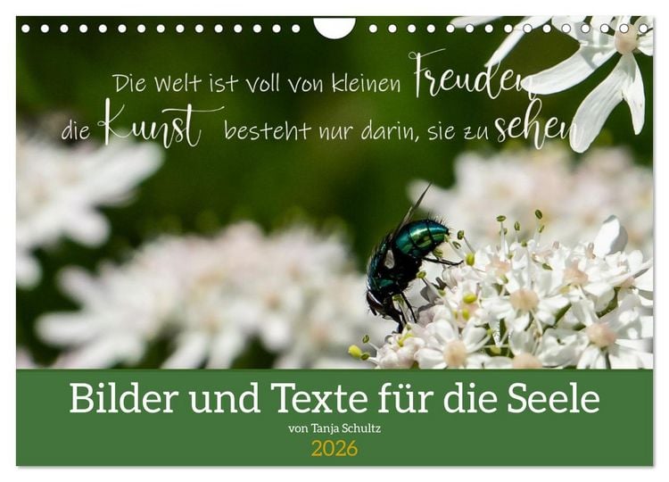 Produktbild: Bilder und Texte f&uuml;r die Seele (Wandkalender 2026 DIN A4 quer), CALVENDO Monatskalender
