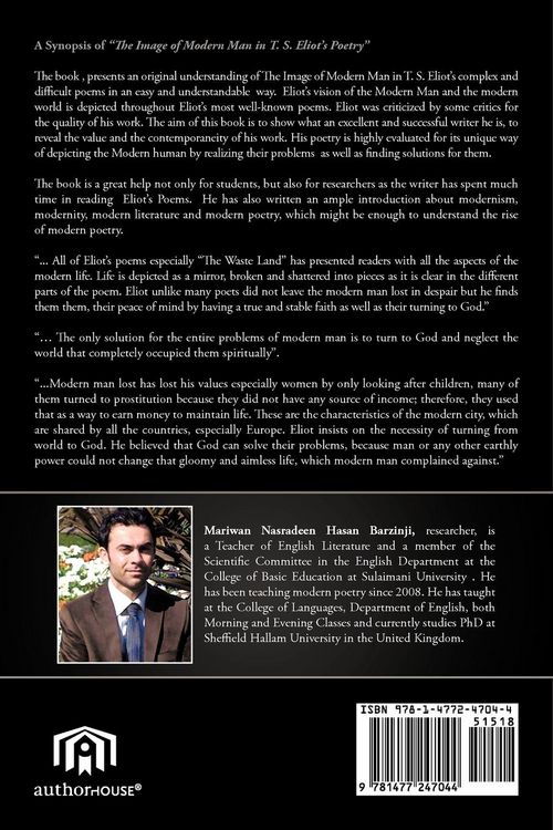 Produktbild: The Image of Modern Man in T. S. Eliot's Poetry