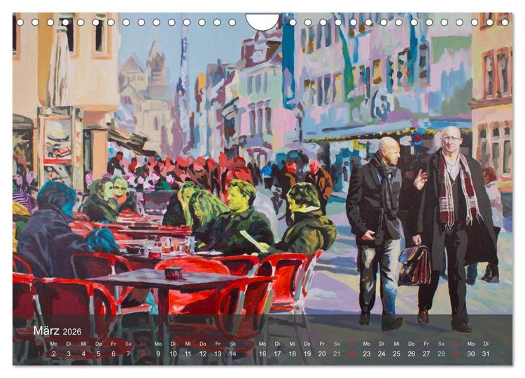 Produktbild: Alena Steinlechner, Acryl auf Leinwand (Wandkalender 2026 DIN A4 quer), CALVENDO Monatskalender