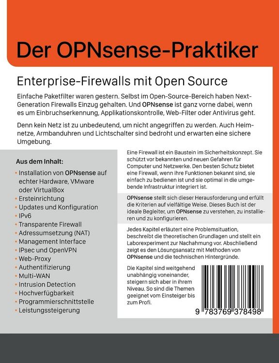 Produktbild: Der OPNsense-Praktiker