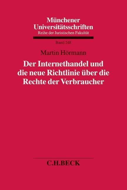 Produktbild: Der Internethandel und die neue Richtlinie &uuml;ber die Rechte der Verbraucher