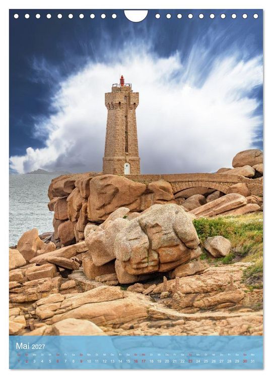Produktbild: Bonjour Bretagne (Wandkalender 2027 DIN A4 hoch), CALVENDO Monatskalender