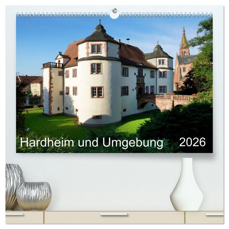 Produktbild: Hardheim und Umgebung (hochwertiger Premium Wandkalender 2026 DIN A2 quer), Kunstdruck in Hochglanz