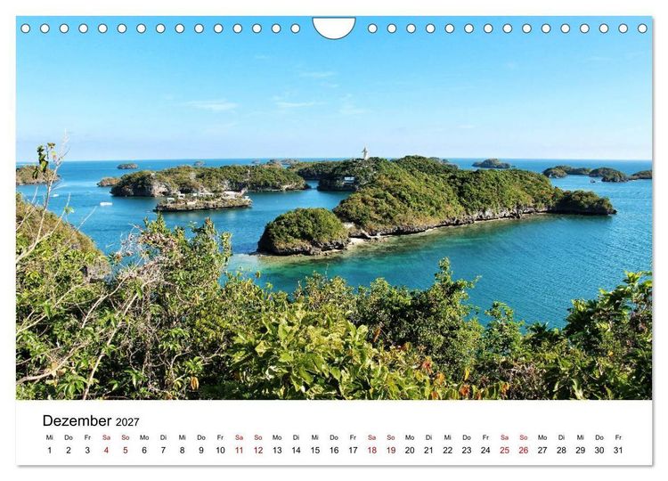 Produktbild: Philippinen - Faszinierende Inselwelten (Wandkalender 2027 DIN A4 quer), CALVENDO Monatskalender